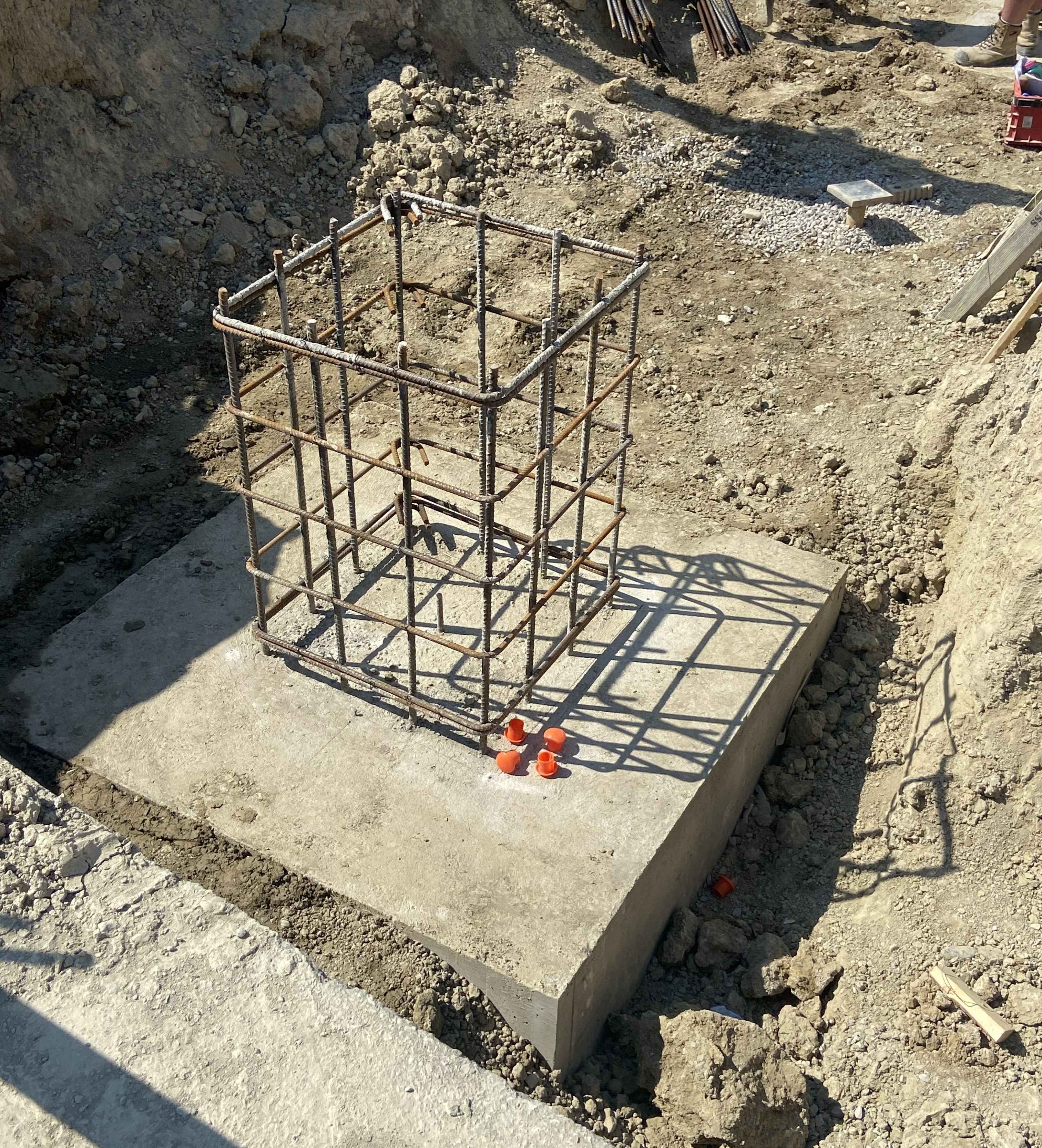 Reinforced concrete pier